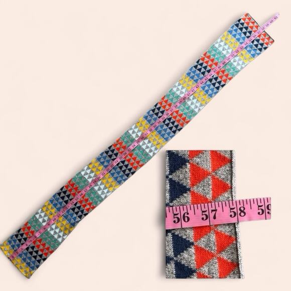 GAP Kids Multi Colored Prism Knit Neck Scarf Long OS One Size Classic Colorful - Picture 6 of 6